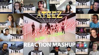 ATEEZ(에이티즈) - 'Fireworks (I'm The One)' Dance Practice REACTION MASHUP