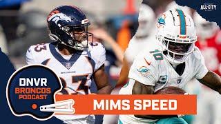 Is Marvin Mims as fast as Tyreek Hill? Stats say it might be close