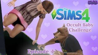 The Sims 4: Occult Baby Challenge - Ep4 - DUMPSTER WOOHOO WITH A WEREWOLF! 