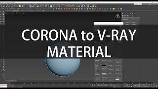 Corona material to V-ray using standard v-ray converter.