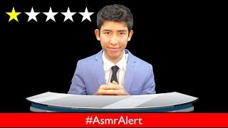 ASMR WORST reviewed news reporter (sorry)