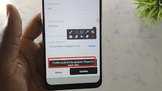 How to fix Profile could not be updated  Please try again later problem solve in Ajio