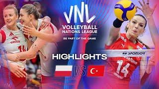  POL vs.  TUR - Highlights | Week 3 | Women's VNL 2024