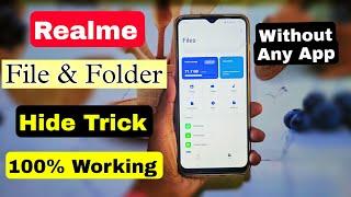 Realme Folder Hide Trick Without Using Any Apps | Realme File Hide kaise kare | Realme File Hidden