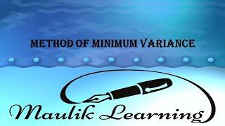 Method of Minimum Variance Estimation || Likelihood Function Approach || Theory of Estimation ||MVUE