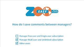 How do I save comments between managers?