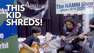 THIS KID SHREDS! | Anatomy of Sound Picks  #NAMM2020