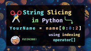 String Slicing in Python using Index Operator[ ]