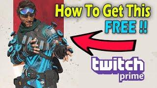 How To Get Twitch Prime Holo Man Mirage Skin In Apex Legends For Free | Night Watch for free