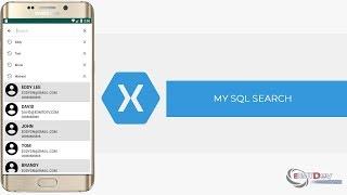 Xamarin Android Tutorial - Search on MySQL with NodeJS