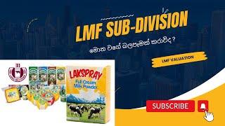 Subdivision එකෙන් LMF ගොඩ යාවිද ? LMF Undervalue ද ? Lot of things you didn't know from one video
