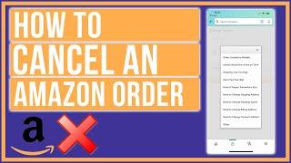 How To Cancel An Amazon Order - Full Refund