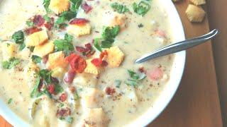 NEW ENGLAND CLAM CHOWDER RECIPE | So Creamy And Comforting