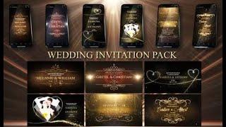 Wedding Invitation Pack After Effects free download