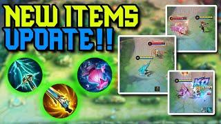 NEW ITEMS ON THE MOBILE LEGENDS ORIGINAL SERVER!!