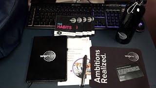 Wipro Joining Kit Unboxing 2022   Wipro Process Associate  Welcome Kit for Freshers 