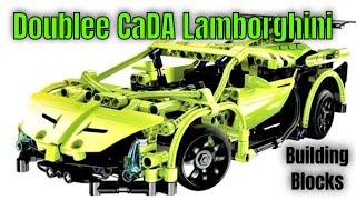 Doublee CaDA Lamborghini Simulation Sports Car Building Blocks