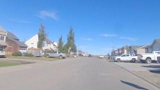 Fort St John, BC, Canada. City Life. Driving Tour.