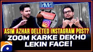 Asim Azhar deleted Instagram post? - "Zoom Karke Dekho Lekin... - Tabish Hashmi - Hasna Mana Hai