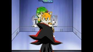 Sonic X Comparison: Tails Traps Shadow Before Sending Him To Space (Japanese VS English)