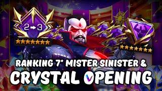 7 Star Sinister to Rank 3 & Sig 125 - He's Insane! Plus Wildly Lucky Daily Crystal Luck - MCoC