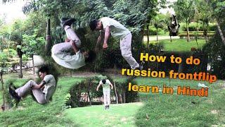 How to do Russian front flip || fronttutorial in Hindi