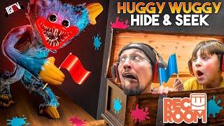 Huggy Wuggy Hide & Seek in REC ROOM!! (FGTeeV Playing Top Rated REC ROOM Games: Capture the Flag #2)