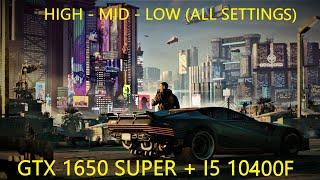 CYBERPUNK 2077 - 1080P All Settings | GTX 1650 SUPER | I5 10400F (NO SPOILERS)