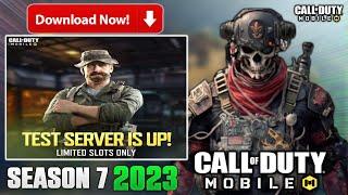 Season 7 Test Server Downloading Link Codm | Season 7 Cod Mobile 2023 Test Server | Codm New Leaks