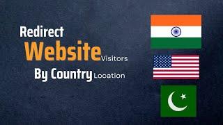 How To Redirect Website Visitors By Country Location | IP Based Website User Redirect To Subdomain