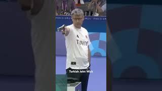 Yusuf Dikeç won silver medal at Olympics 2024 #shooting #turkey #dikec