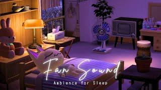 Sleep Aid • Fan ambience ▪︎ "Only Yesterday" Taeko's room - Ghibli inspired | no music 