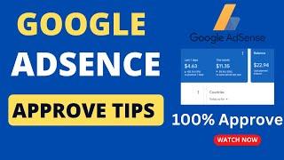 How To Approve Google Adsense Account For Your Website | Google Adsense  Approve tips 100% Approve