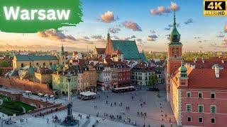 Warsaw, Poland 4K | Where History Meets Modernity