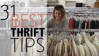 31 BEST Thrift Store Tips |  Shopping Guide