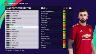 eFootball PES 2021 SEASON UPDATE - Manchester United Player Ratings