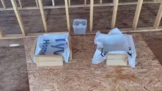 Tyvek vs Everbilt house wrap comparison test - Remodels by Leo