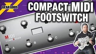 A SIMPLE Compact MIDI Footswitch: MeloAudio MIDI Commander Review | GEAR GODS