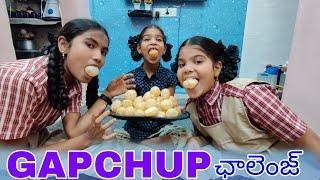 Gapchup challenge || janavi gapchup challenge video ||