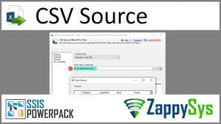 SSIS CSV File Source - Read from Flat File or Web API / Load into SQL Server Table / Import CSV File