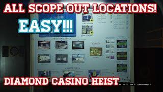 GTA Online Diamond Casino Scope Out Locations! (All Access Points and Points of Interest)