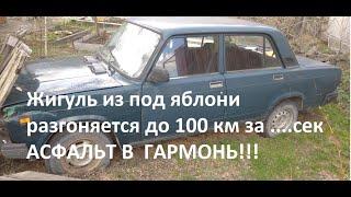 Жигули из под яблони, доведен до идеала, плюс разгон до 100!!!