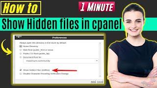 How to show hidden files in cpanel 2024