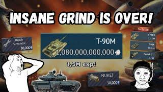 I FINALLY got IT!| Ultimate GRIND for T-90M Experience! (I spent 15k GE) | EPIC Moments!