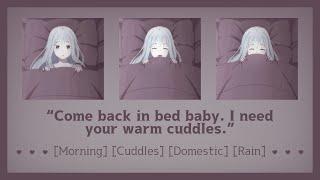 Chilly morning cuddles [ASMR Girlfriend RP F4A] [Morning] [Cuddles] [Domestic] [Rain]