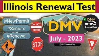 Illinois DMV Written Test 2023 For Seniors, Renewal, New Learner Permit Practice Test (35 MCQs)