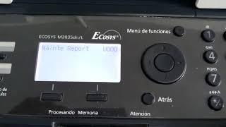 Reset MK impressora KYOCERA M2035