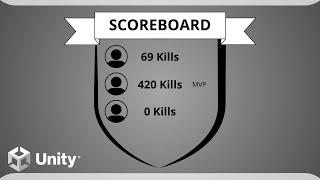 Scoreboard UI tutorial for Unity