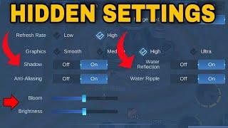 HIDDEN SETTINGS in Mobile Legends | New Graphics Settings in Mobile Legends