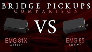 EMG 81X vs EMG 85 - Active Bridge Pickup Guitar Comparison / Demo